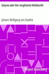 Satyros oder Der vergÃ¶tterte Waldteufel