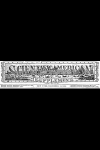 Scientific American Supplement, No. 832,  December 12, 1891