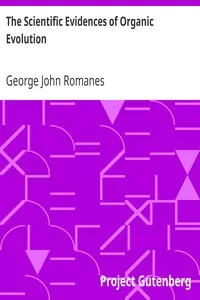 The Scientific Evidences of Organic Evolution