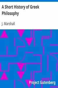 A Short History of Greek Philosophy