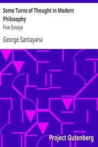 Some Turns of Thought in Modern Philosophy: Five Essays