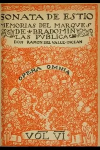 Sonata de estÃ­o: memorias del marquÃ©s de BradomÃ­n