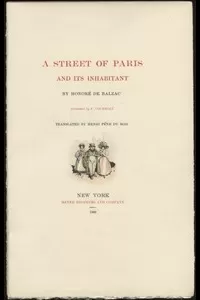 A Street of Paris and Its Inhabitant