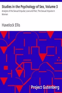 Studies in the Psychology of Sex, Volume 3