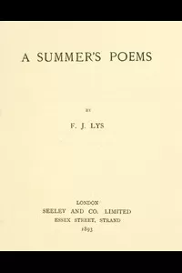A Summer's Poems