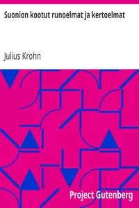 Suonion kootut runoelmat ja kertoelmat