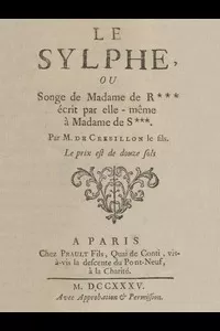 Le Sylphe, ou, Songe de Mme de R***, Ã©crit par elle-mÃªme Ã  Mme de S***