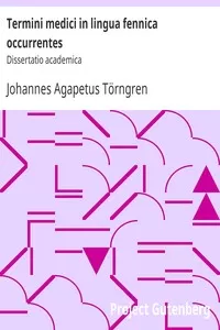 Termini medici in lingua fennica occurrentes