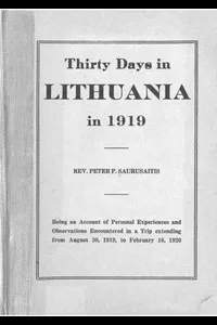 Thirty Days in Lithuania in 1919