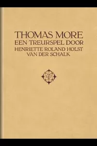 Thomas More: Een treurspel in verzen