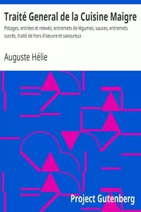 TraitÃ© General de la Cuisine Maigre