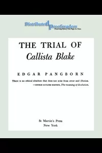The Trial of Callista Blake