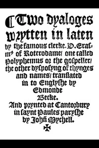 Two Dyaloges (c. 1549)