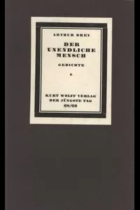 Der unendliche Mensch: Gedichte