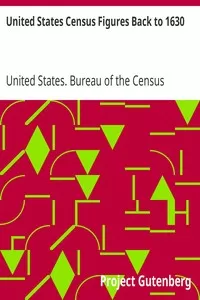 United States Census Figures Back to 1630