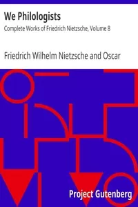We Philologists