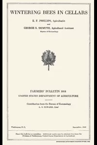 Wintering Bees in Cellars