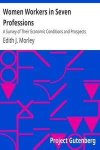 Women Workers in Seven Professions