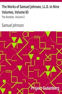 The Works of Samuel Johnson, LL.D. in Nine Volumes, Volume 03