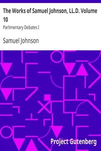 The Works of Samuel Johnson, LL.D. Volume 10