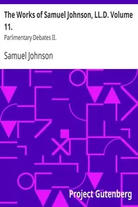 The Works of Samuel Johnson, LL.D. Volume 11.