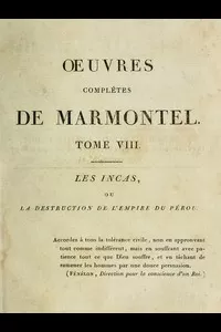 Å’uvres complÃ¨tes de Marmontel, tome 8
